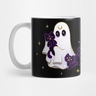 Cancer Cat Ghost Mug